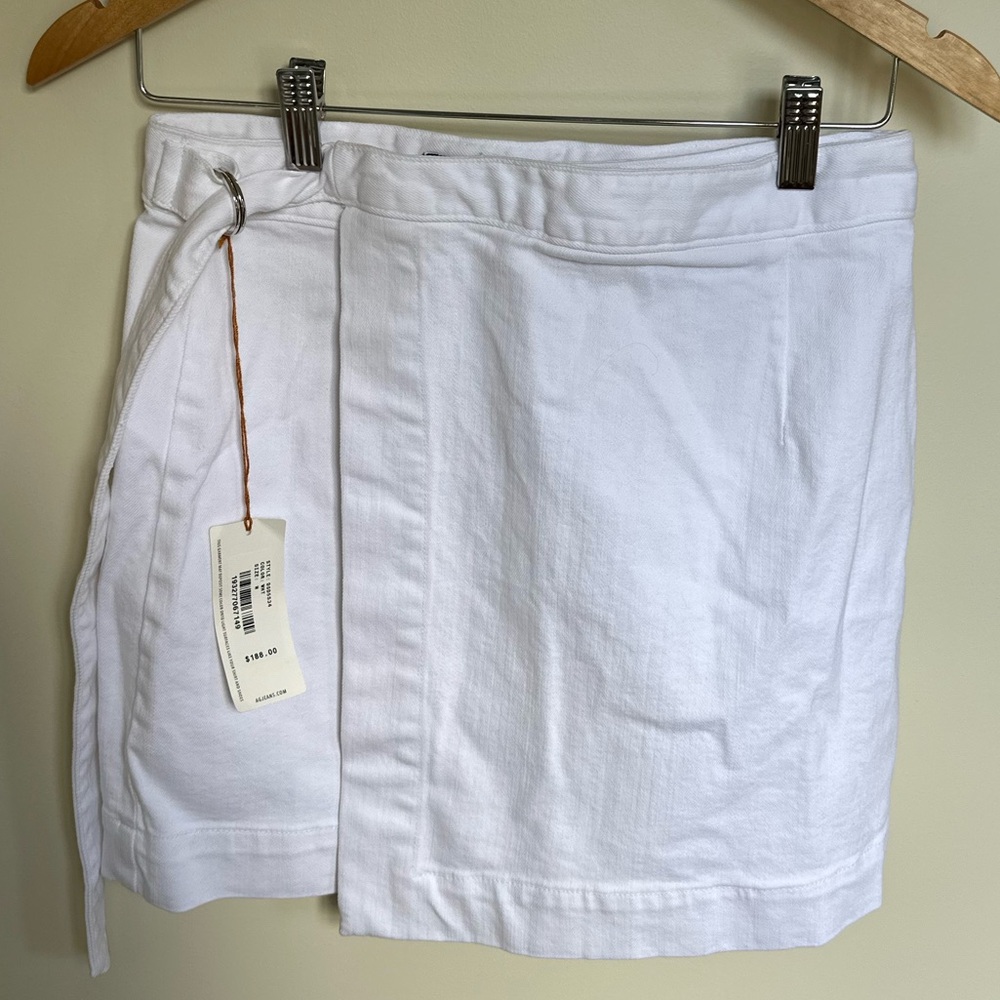 AG Adriano Goldschmied White Skirt
